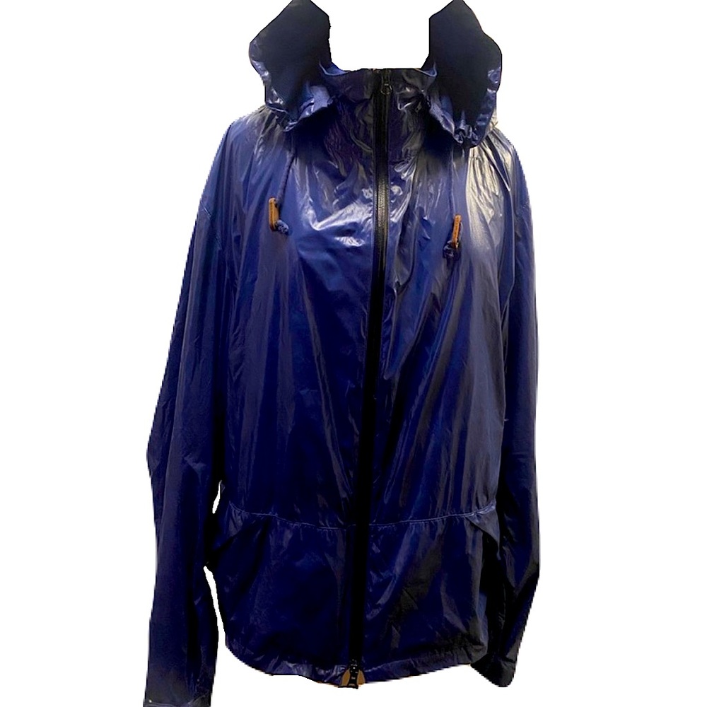 Y3 by Adidas windbreaker jacket in blue color